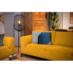 Lampadaire Mesh Noir – Éclairage Élégant | LUCIDE

