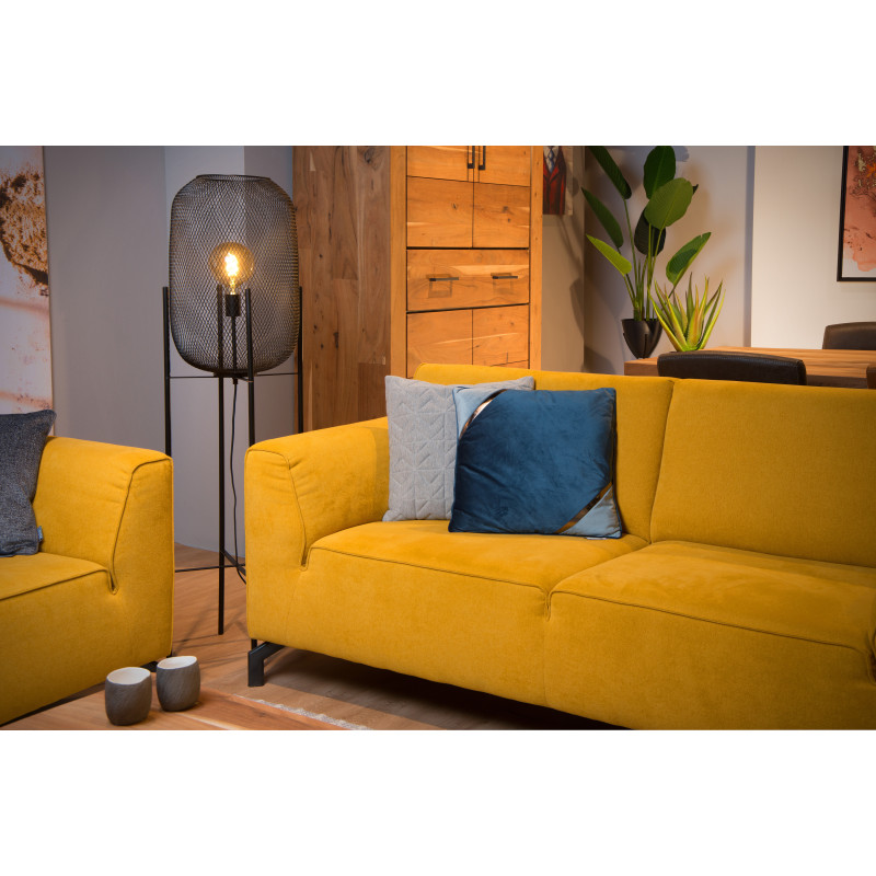 Lampadaire Mesh Noir – Éclairage Élégant | LUCIDE

