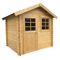 Abri de jardin en bois Laval 28 mm 2,38 x 1,98 m | SOLID