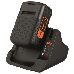 Batterie Lithium-Ion 36 V 2 Ah avec chargeur BLACK+DECKER