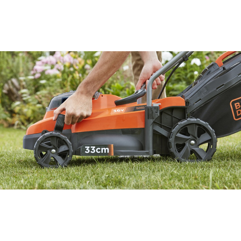 Tondeuse sur batterie BCMW3336N-XJ 2 x 18 V BLACK+DECKER