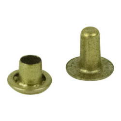Rivet tubulaire laiton 12mm – Lot de 3 pièces robustes | PGB-FASTENERS