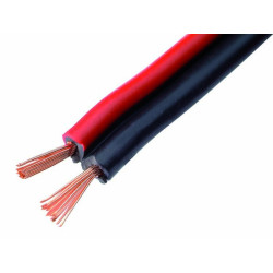 Câble audio 2x0,75mm² au mètre – Son clair | PROFILE
 Câble audio 2x0,75mm² au mètre – Son clair | PROFILE