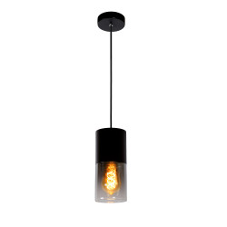 Suspension Zino noire dimmable – Éclairage moderne | LUCIDE