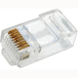 Fiche RJ45 pour câble rond 10 pièces