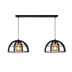 Suspension Dikra réglable en intensité E27 3x40W | LUCIDE