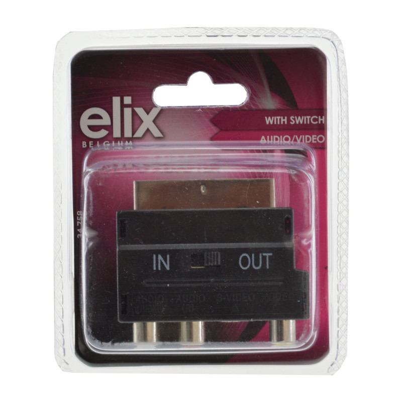 Adaptateur Péritel 2 voies – Connectez vos appareils | ELIX