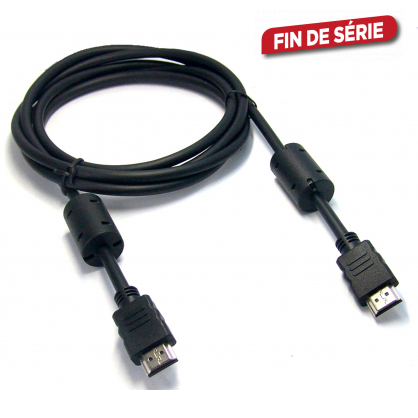 Câble HDMI noir 2 m
