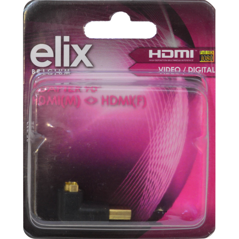 Adaptateur HDMI Coudé – Connexion Facile | ELIX Adaptateur HDMI Coudé – Connexion Facile | ELIX