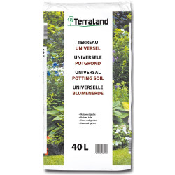 Palette 57 sacs Terreau universel 40 L TERRALAND (livraison à domicile)