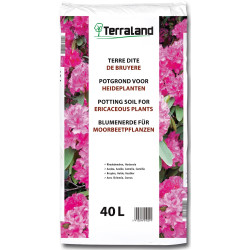Palette 57 sacs Terre dite de Bruyère 40 L TERRALAND (livraison à domicile)