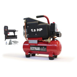 Compresseur Agrafeuse-Cloueuse 6L 1.5CV - Outil Polyvalent | CRIKO