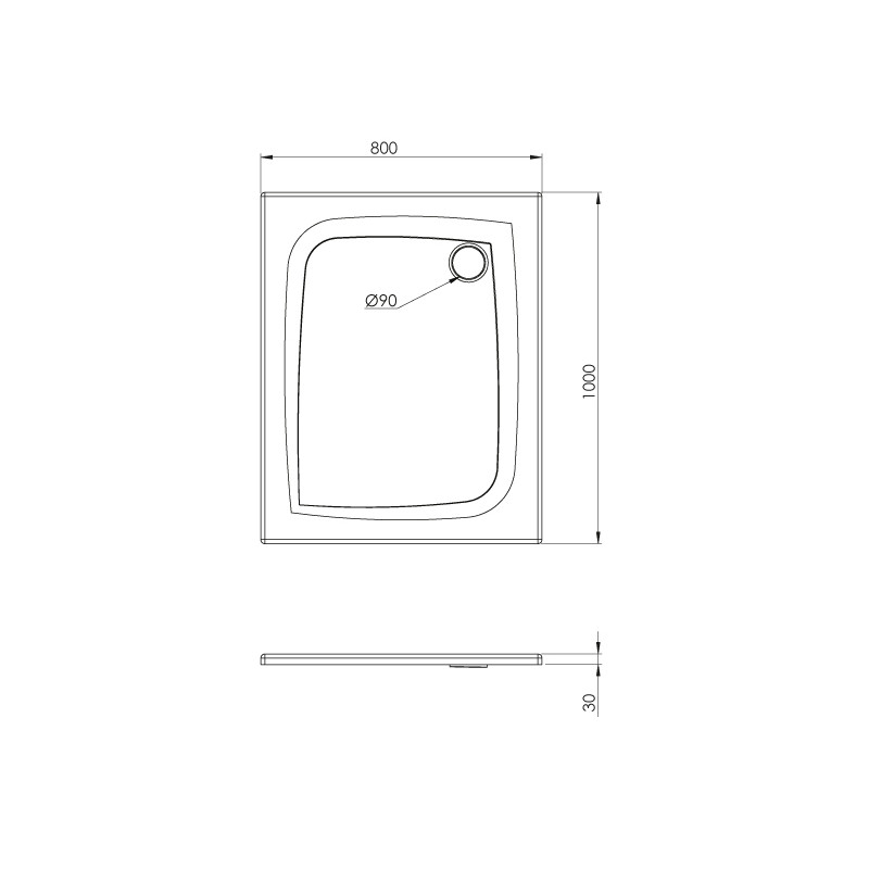 Receveur de douche Mooneo noir 100x80cm – Design & Confort | ALLIBERT Receveur de douche Mooneo noir 100x80cm – Design & Confort | ALLIBERT