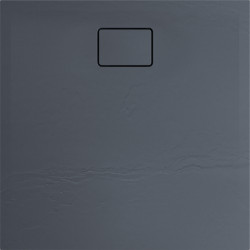 Receveur de douche Terreno carré gris silex 90 x 90 cm ALLIBERT