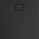 Receveur de douche Terreno 90 x 90 cm carré noir basalte ALLIBERT