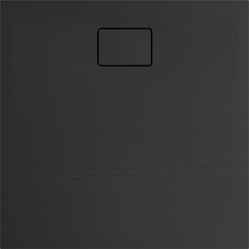 Receveur de douche Terreno 90 x 90 cm carré noir basalte ALLIBERT