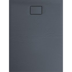 Receveur de douche Terreno rectangle gris silex 120 x 90 cm ALLIBERT