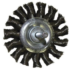 Brosse circulaire acier torsadé ø 75 mm – Nettoyage efficace | TIVOLY