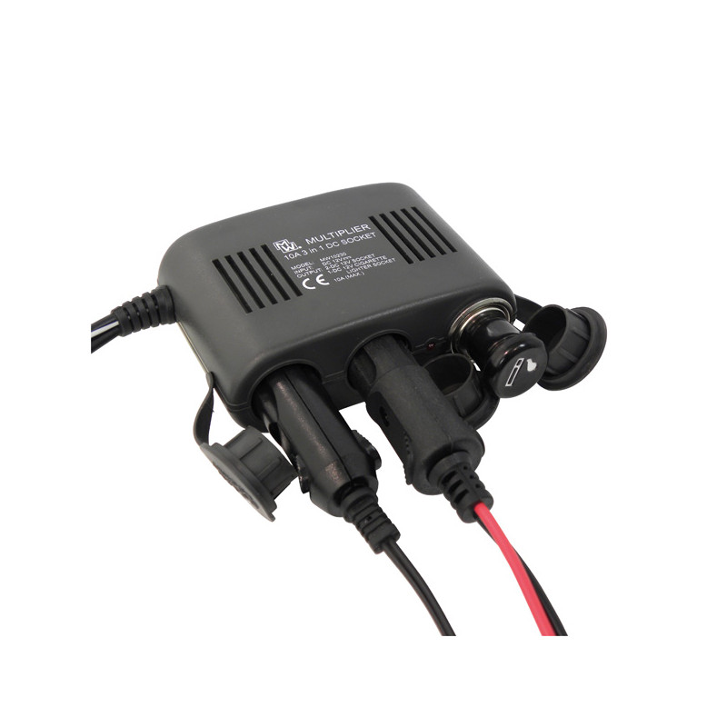 Prise allume-cigare triple 10A – Chargez 3 appareils | CARPOINT