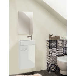 Meuble lave-mains Mike Pack blanc – Gain de place | ALLIBERT

