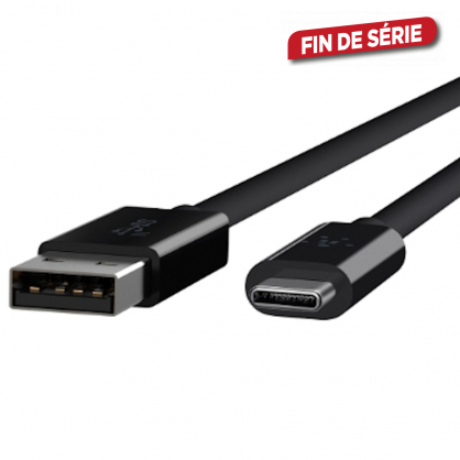 Câble USB A mâle/USB C mâle 2 m