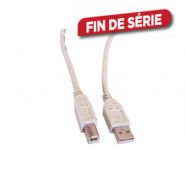 Câble USB B mâle/USB A mâle 1,8 m