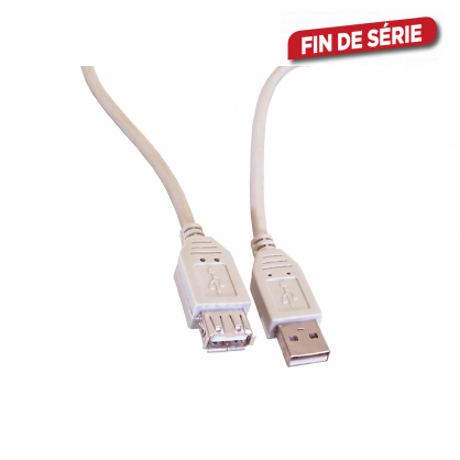 Câble USB A mâle/USB A femelle 3 m