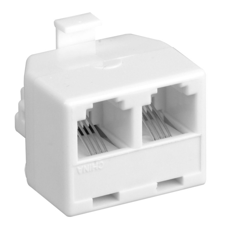 Adaptateur ADSL - Prise Téléphone - RJ11 - Connectique RJ11