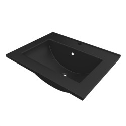 Plan de toilette Ready noir 60 cm – Élégance et Praticité | AURLANE