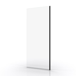 Paroi de douche Parma 2 Black 80x200cm | AURLANE