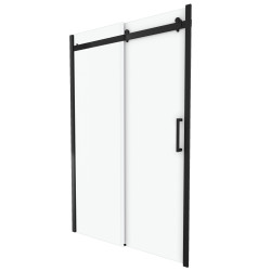 Porte de douche coulissante Rolling Black 120x200cm | AURLANE