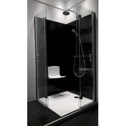 Panneau Mural Douche Wallfiness Noir 91x203cm | LAFINESS Panneau Mural Douche Wallfiness Noir 91x203cm | LAFINESS