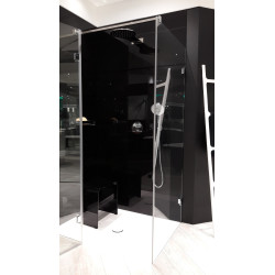 Panneau Mural Douche Wallfiness Noir 121x203cm | LAFINESS Panneau Mural Douche Wallfiness Noir 121x203cm | LAFINESS