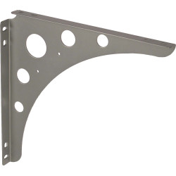 Équerre Delta-line grise 20x20cm – Support solide