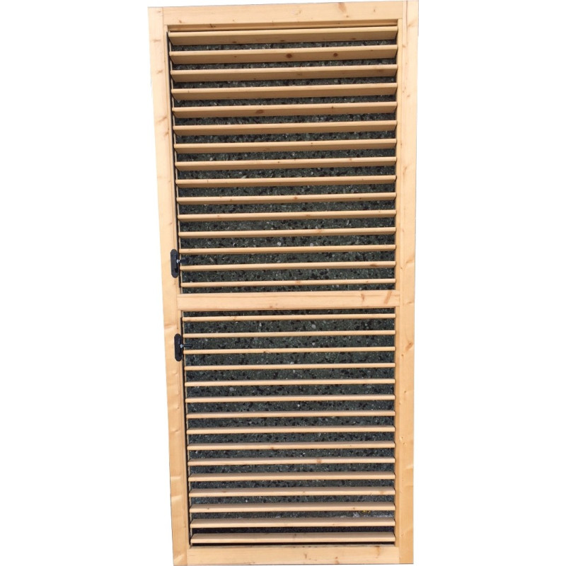 Paroi jalousie réglable pour pavillon 90 x 200 cm SOLID