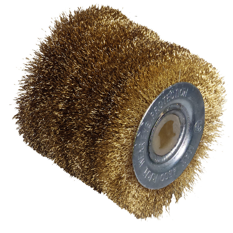 Brosse avec fil laitonné 6 x 6 cm pour mini rénovateur FARTOOLS