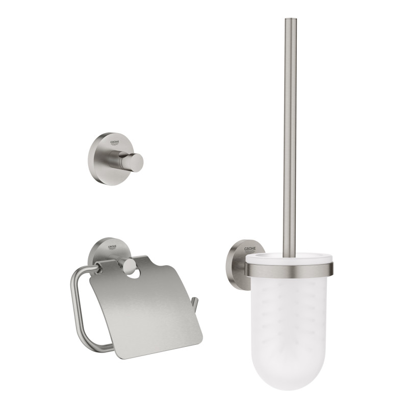 Set d'accessoires de toilette Essentials mat GROHE