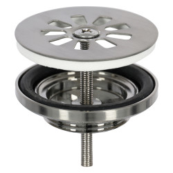 Bouchon de vidange Mix&Match chromé mat DIFFERNZ