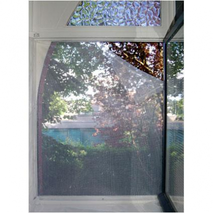 Moustiquaire pour fenêtre noire 100 x 100 cm CONFORTEX