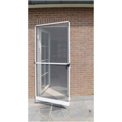 Porte Moustiquaire Louisiana Blanche 100x215cm – Protection | CONFORTEX