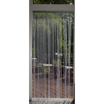 Rideau de porte Twist transparent 90 x 200 cm CONFORTEX