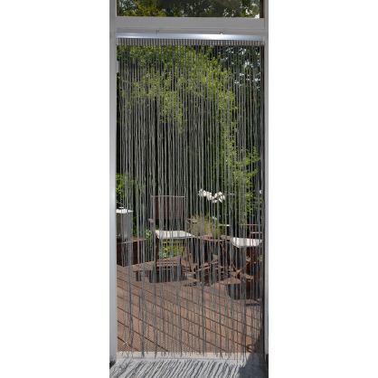 Rideau de porte Swing gris 90 x 200 cm CONFORTEX