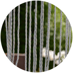 Rideau de porte Swing gris 90x200cm – Confort & Style | CONFORTEX