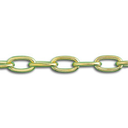 Chaine Lustrerie Forcat 2mm Laitonné – Décoration | CHAPUIS