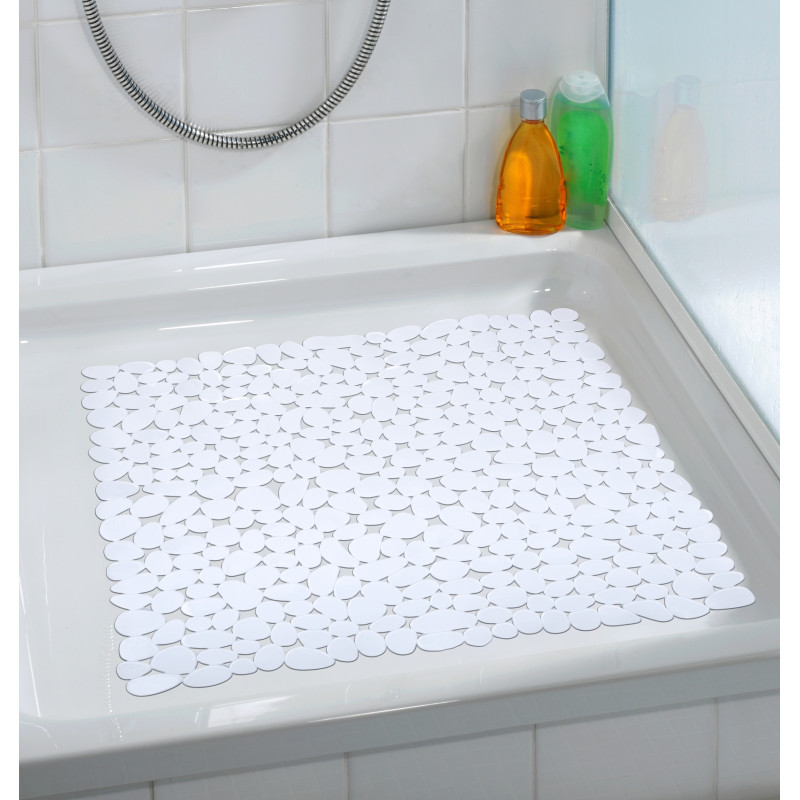Tapis de douche Paradise blanc 54 x 54 cm WENKO Tapis de douche Paradise blanc 54 x 54 cm WENKO