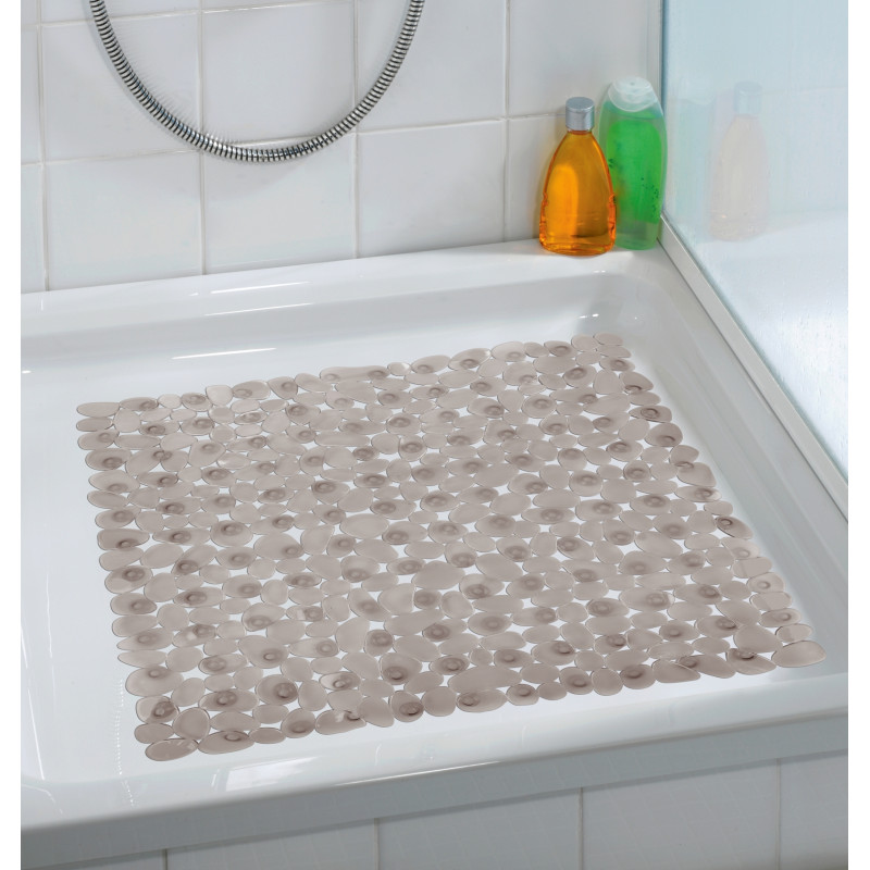 Tapis de douche Paradise taupe 54 x 54 cm WENKO Tapis de douche Paradise taupe 54 x 54 cm WENKO