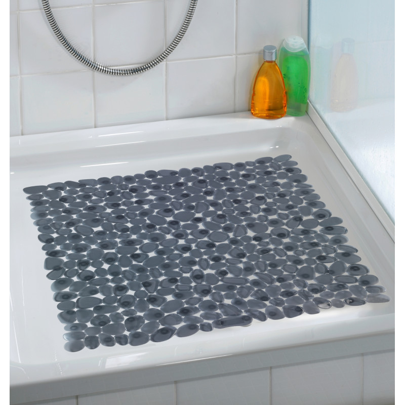 Tapis de douche Paradise anthracite 54 x 54 cm WENKO Tapis de douche Paradise anthracite 54 x 54 cm WENKO