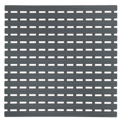 Tapis de douche Arinos gris 54 x 54 cm WENKO