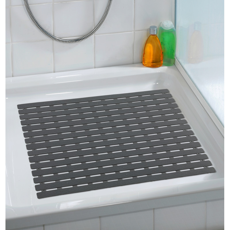 Tapis de douche Arinos gris 54 x 54 cm WENKO Tapis de douche Arinos gris 54 x 54 cm WENKO