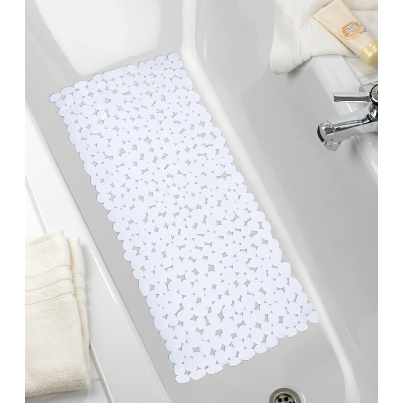 Tapis de bain Paradise blanc 71 x 36 cm WENKO Tapis de bain Paradise blanc 71 x 36 cm WENKO